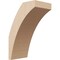 Ekena Millwork 5-inch W x 8-inch D x 12-inch H Thorton Rough Cedar Woodgrain TimberThane Knee Brace, Primed BRCUR05X08X12THRRCPR - alternate 1
